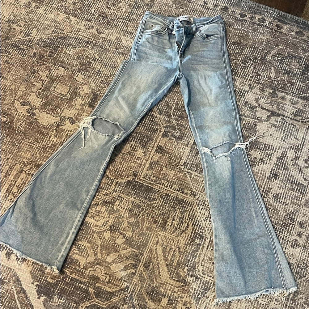 American Eagle Outfitters Light Blue Flare Jeans